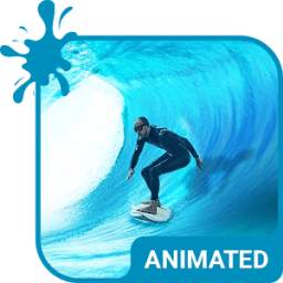 Surfing Animated Keyboard