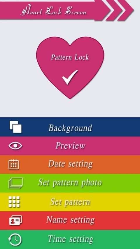 Heart Lockscreen स्क्रीनशॉट 5