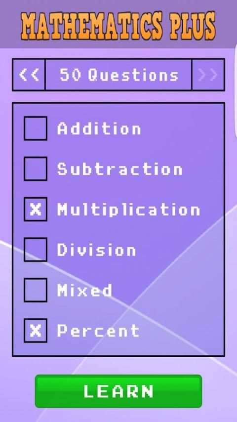 Mathematics Plus screenshot 2