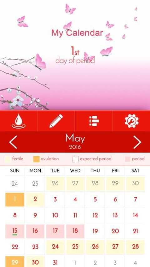 My Menstrual Calendar screenshot 8