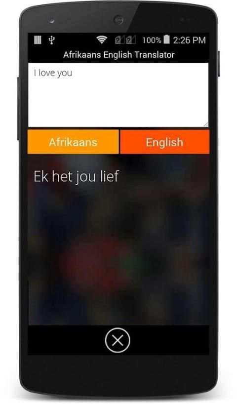 Afrikaans English Translator скриншот 2