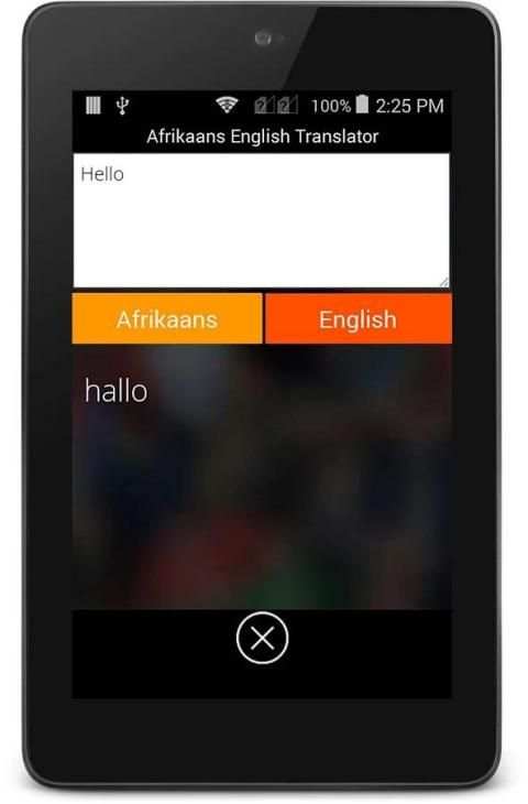 Afrikaans English Translator скриншот 5