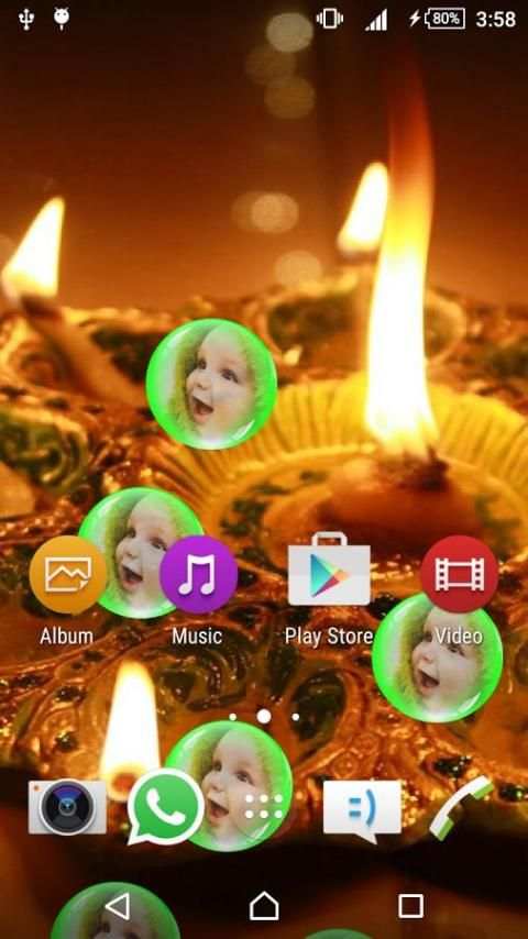 Diwali Bubble Live Wallpaper 8 تصوير الشاشة