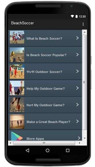Beach Soccer Guide screenshot 2