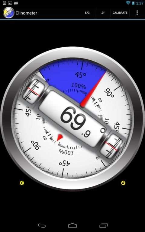 Clinometer + bubble level скриншот 2
