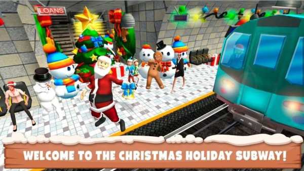 Christmas Train Driving Sim screenshot 4