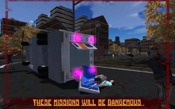 Ambulance Rescue: Zombie City screenshot 1