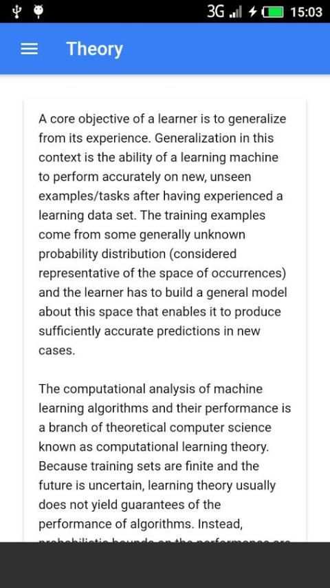 Machine Learning screenshot 3