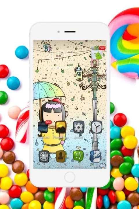 Candy Launcher 4 تصوير الشاشة
