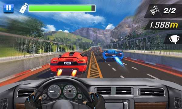 Racing In Car 3 تصوير الشاشة