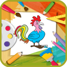 Super coloring book icon