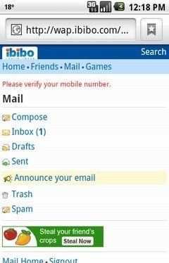 ibibo Email screenshot 3