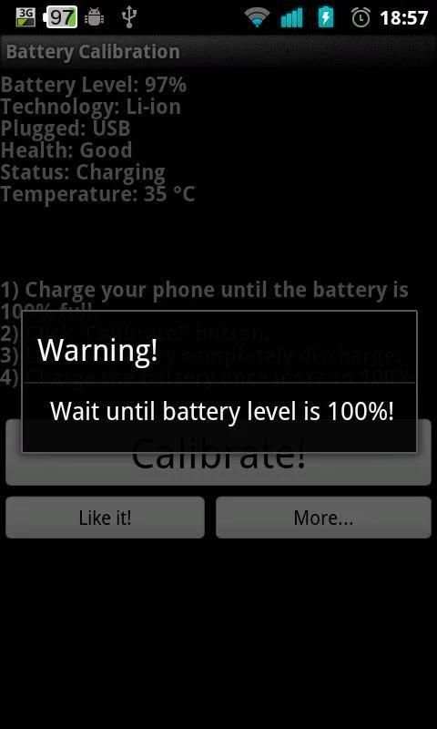 Battery Calibration screenshot 2