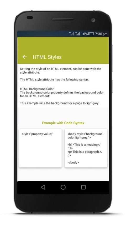 Learn HTML स्क्रीनशॉट 7