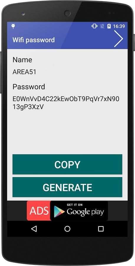 Wifi Password Generator 2 screenshot 1