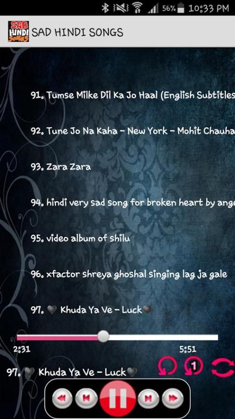 sad hindi songs playlist