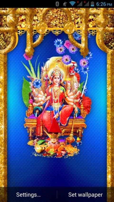 Durga Maa Live wallpaper स्क्रीनशॉट 4