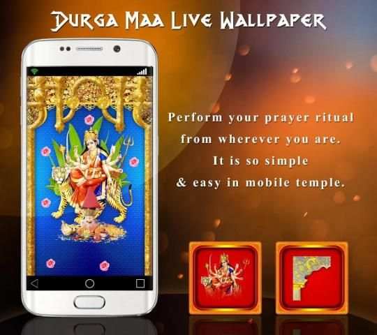 Durga Maa Live wallpaper स्क्रीनशॉट 1