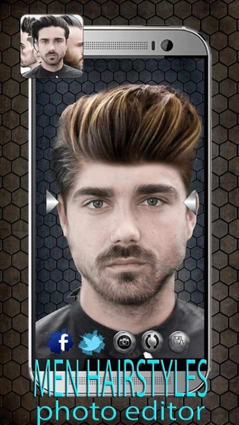 Pria Model Rambut Foto Editor screenshot 6