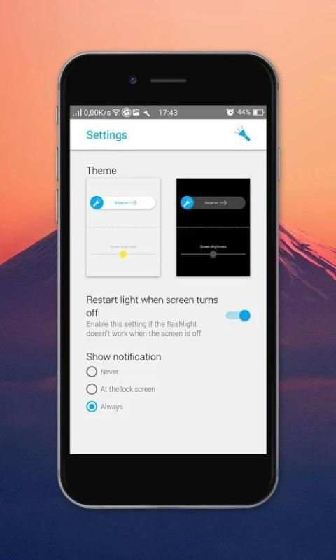 Flashlight Lock Screen 2 تصوير الشاشة