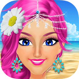 Summer Girls Beach Party Salon icon