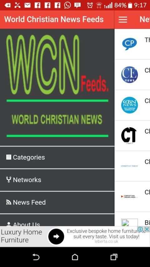 World Christian News Feeds 2 تصوير الشاشة