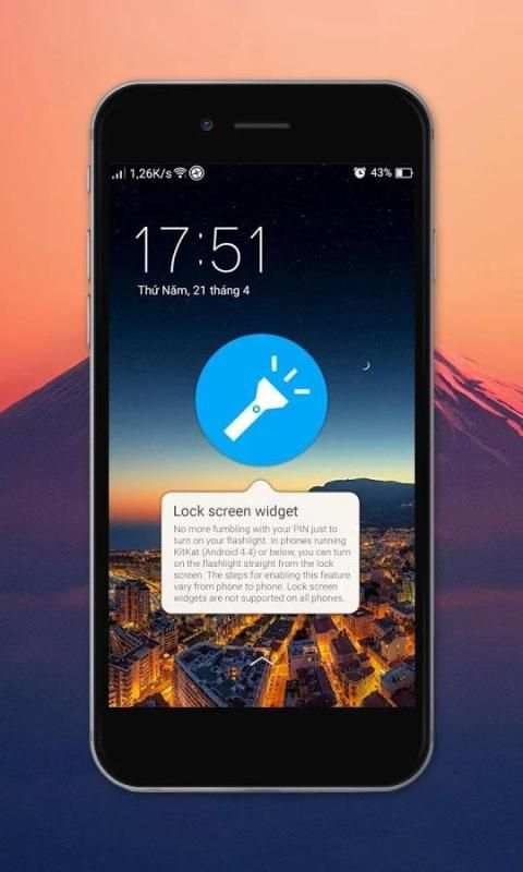 Flashlight Lock Screen screenshot 3