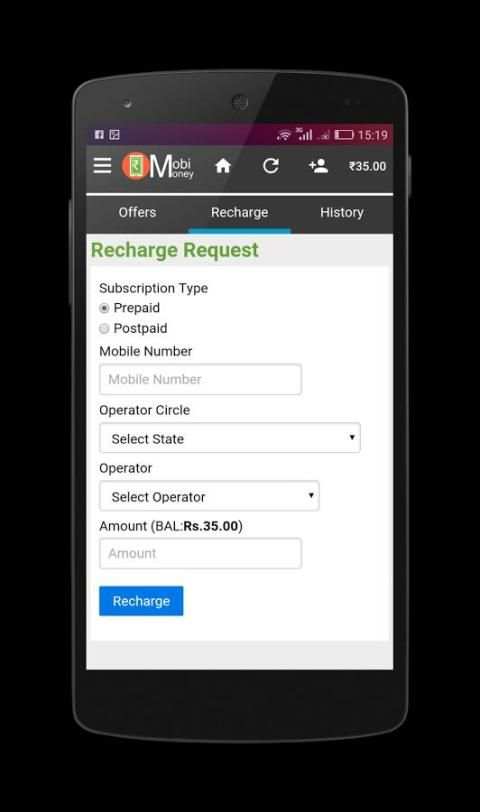 Free Recharge - MobiMoney скриншот 4