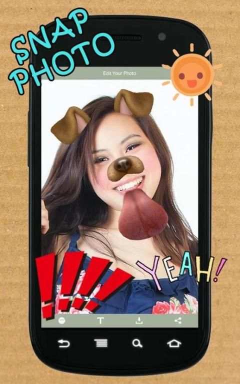Selfie Snapchat Photo Effect скриншот 3