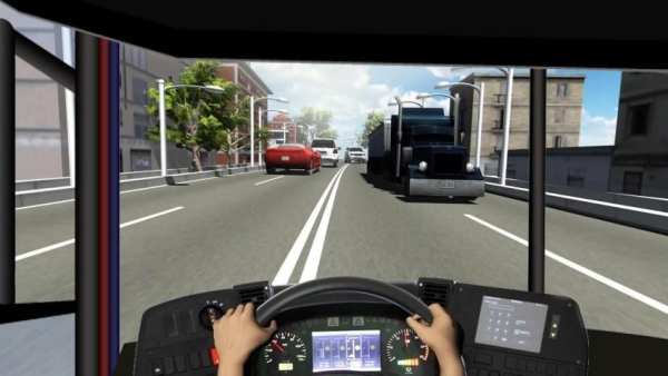 Racing In Bus - Traffic Racer screenshot 7