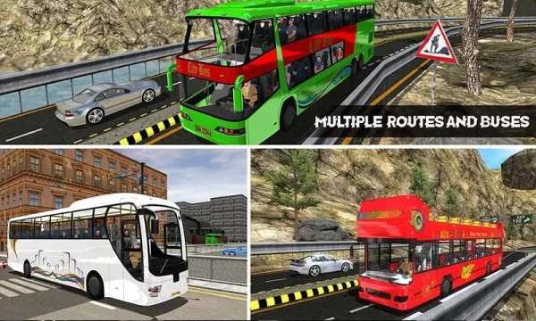 Tourist Bus Highway Driver Sim screenshot 12
