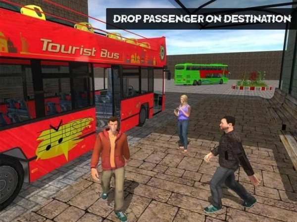 Tourist Bus Highway Driver Sim screenshot 1