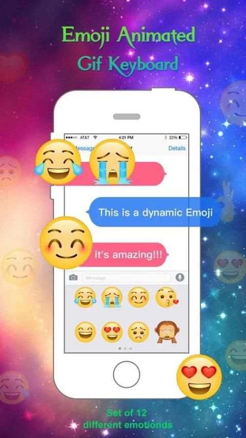 iKey Emoji Animated Sticker 3 تصوير الشاشة