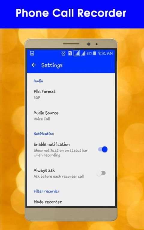 Perekam Panggilan Telepon screenshot 1
