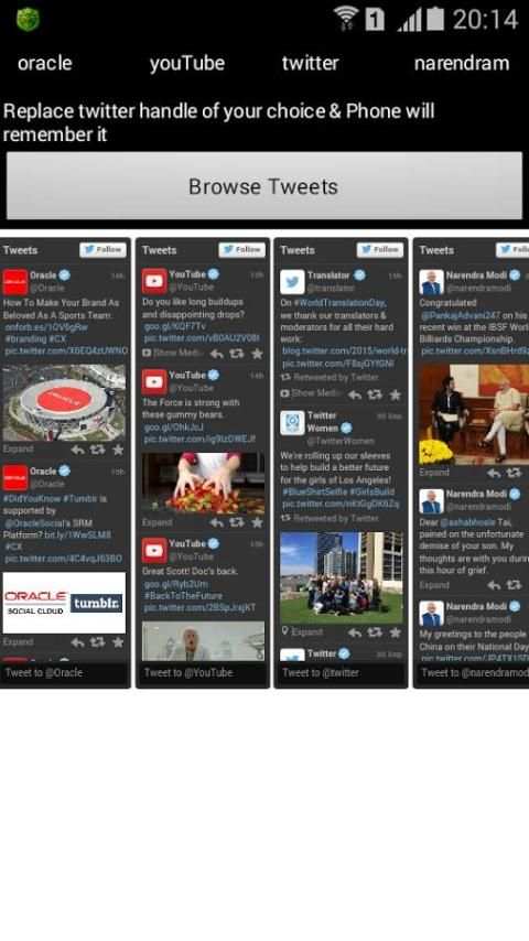 Twitter Browser screenshot 1
