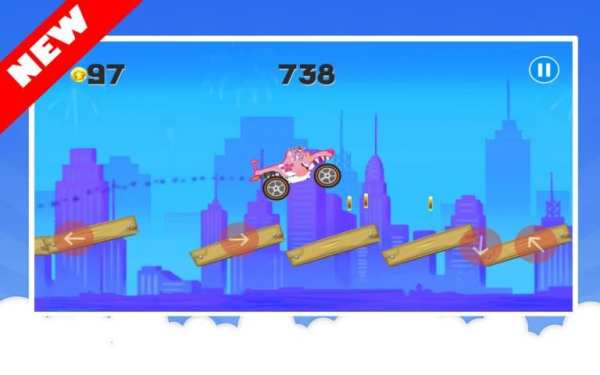 Pink Pinter Car Racing screenshot 1