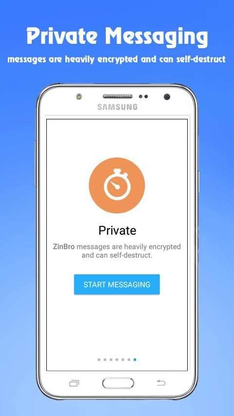 ZinBro Messenger 6 تصوير الشاشة