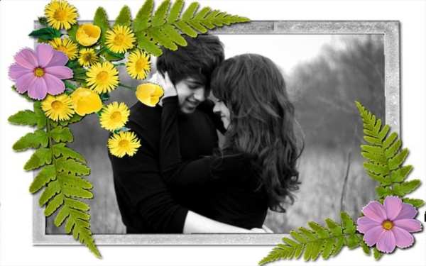 Flower Photo Frame Editor screenshot 1