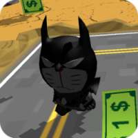 3D Bat Cat Man Run Game