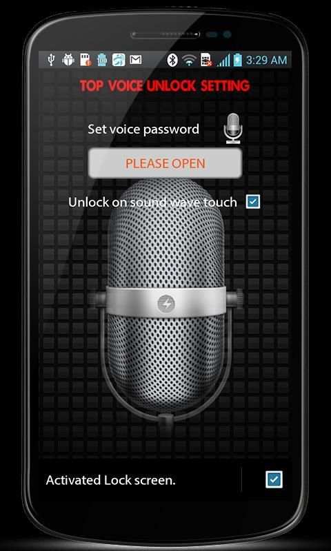 Top Voice Screen Lock скриншот 3
