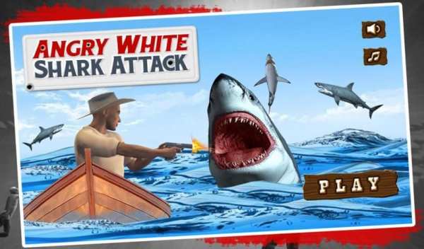 Angry White Shark Attack screenshot 1