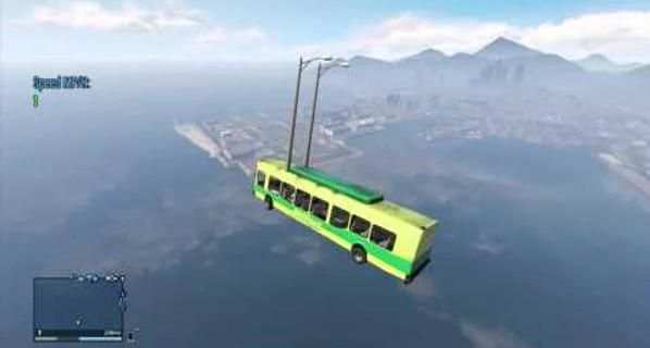 Flying Bus Simulator Free 2016 скриншот 1