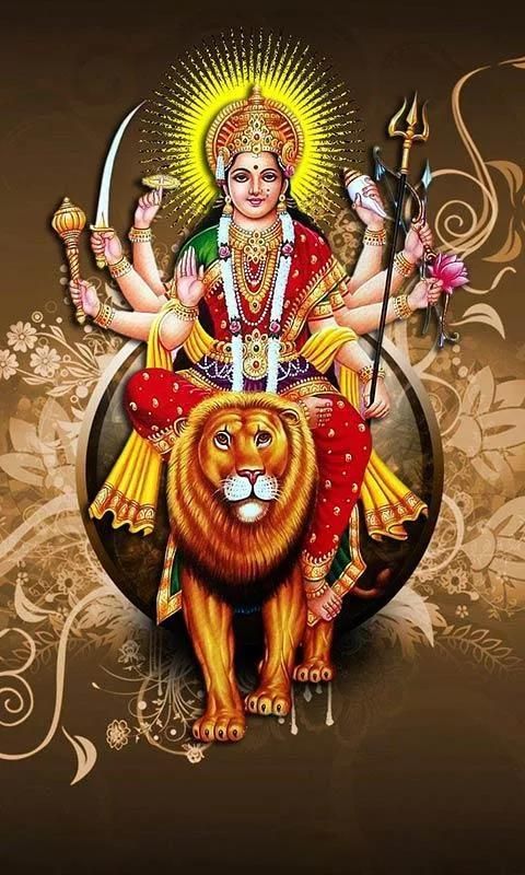 Maa Durga Live Wallpaper स्क्रीनशॉट 3