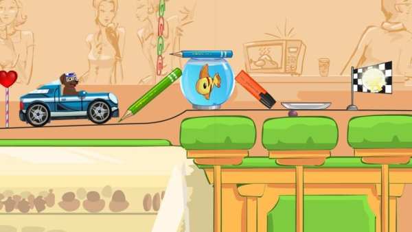 Paw Car Racing скриншот 1