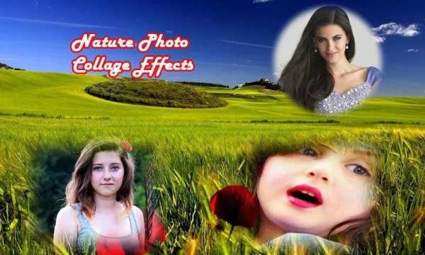 Nature photo collage frames 5 تصوير الشاشة