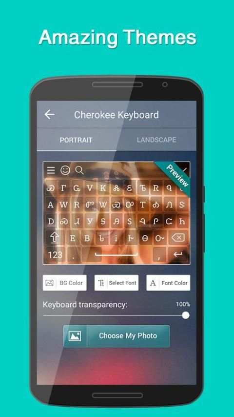 Cherokee Keyboard скриншот 1