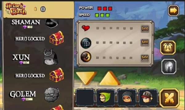 Heroes Clash 1 تصوير الشاشة