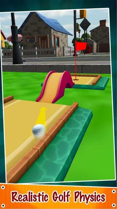 Mini Golf - Cartoon Edition 10 تصوير الشاشة