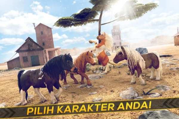Balapan Kuda Poni Hewan Game screenshot 9