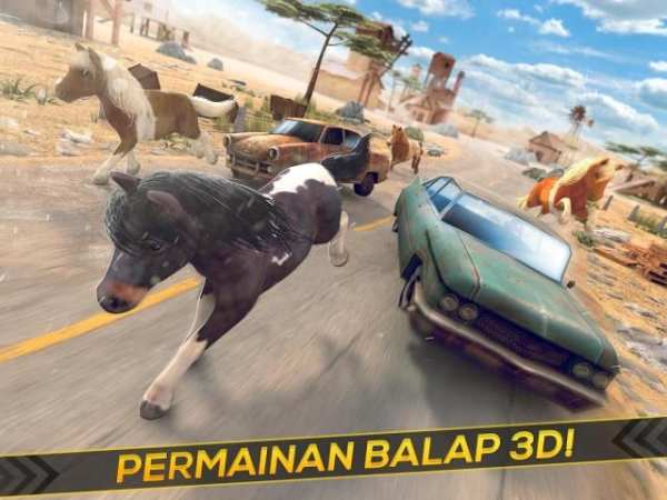 Balapan Kuda Poni Hewan Game screenshot 8
